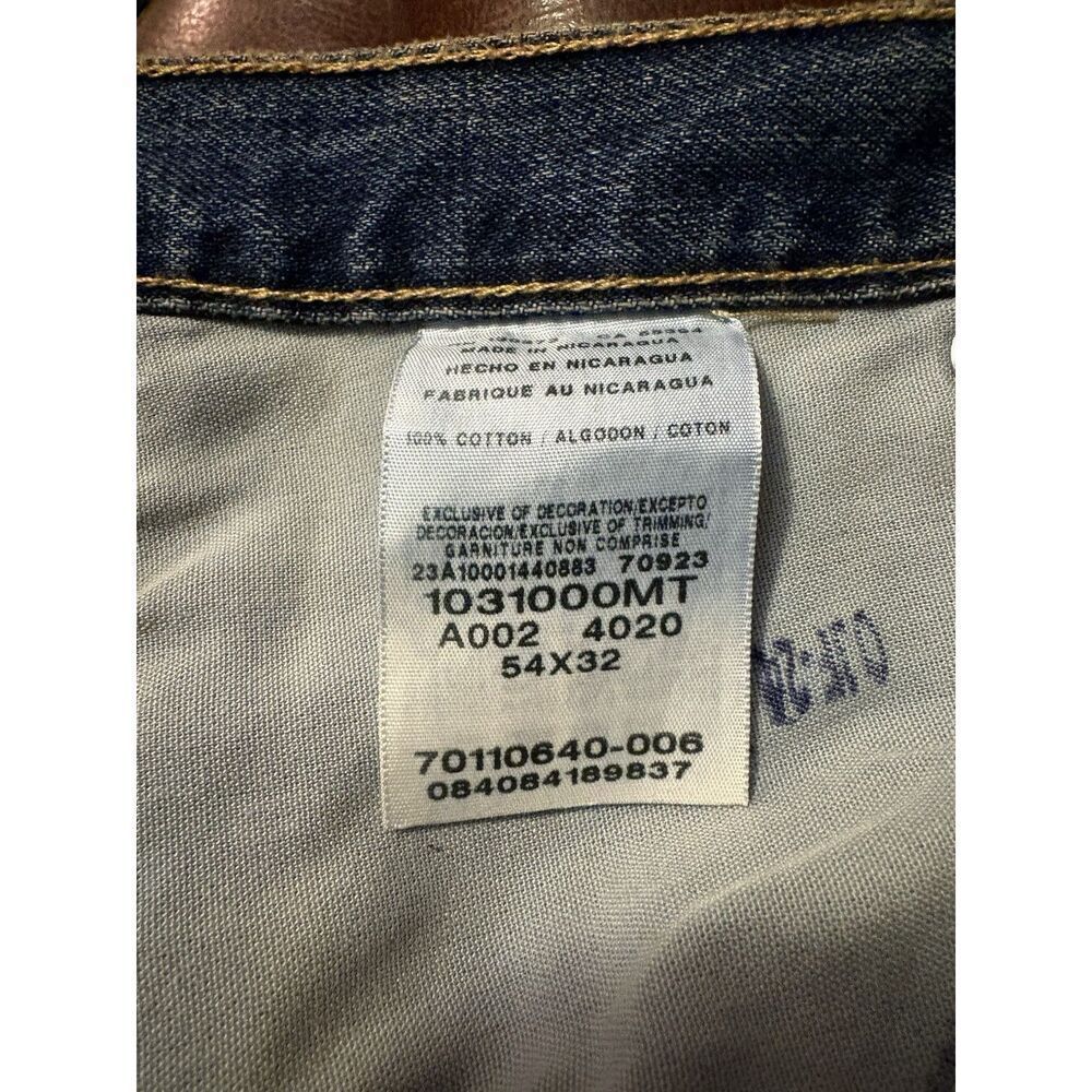 NEW Wrangler Rugged Wear Men's Blue Denim Jeans Size 54x32 - Picture 2 of 8